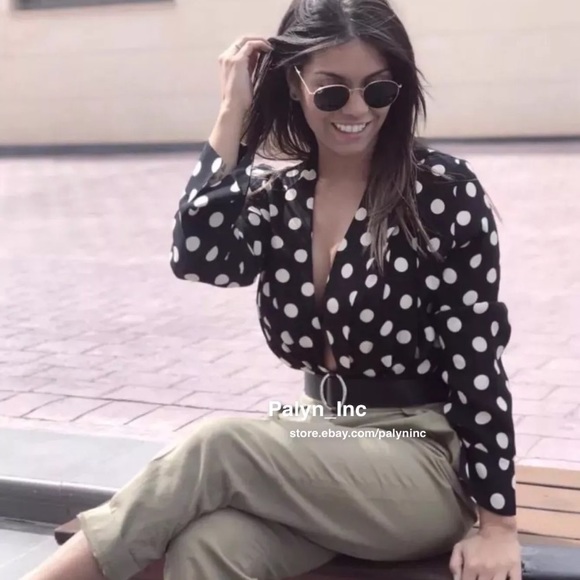 Zara blogger fav polka dot boydsuit - Picture 5 of 8